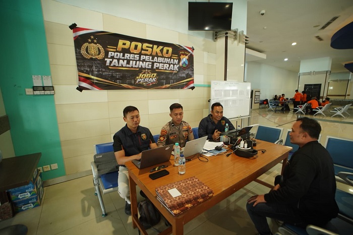Polres Pelabuhan Tanjung Perak Gerak Cepat, Dirikan Posko Terpadu Korban KM Virgo Transport 8