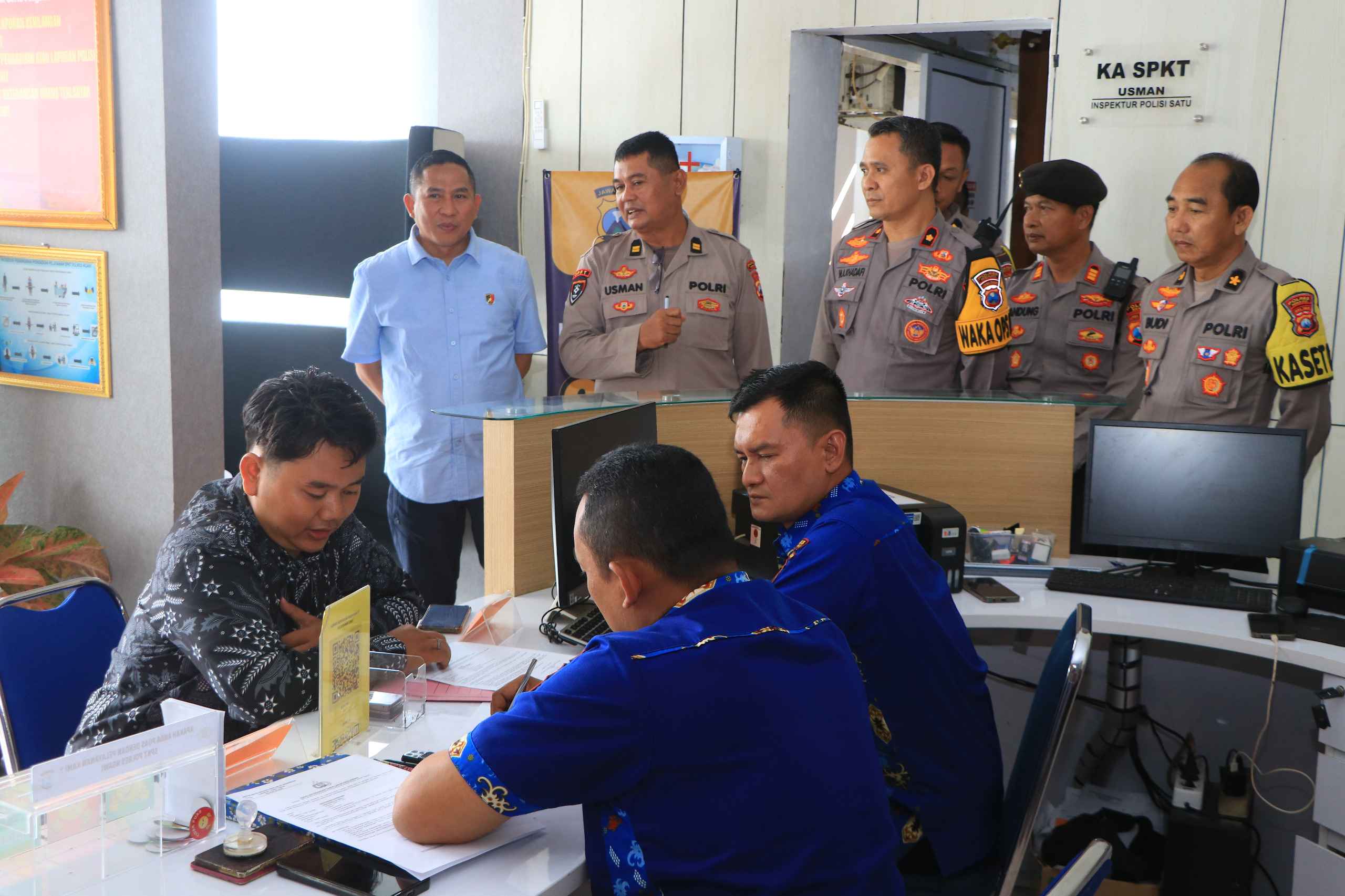 Polda Jatim Lakukan Asistensi dan Monitoring Giat Pamapta di Polres Ngawi