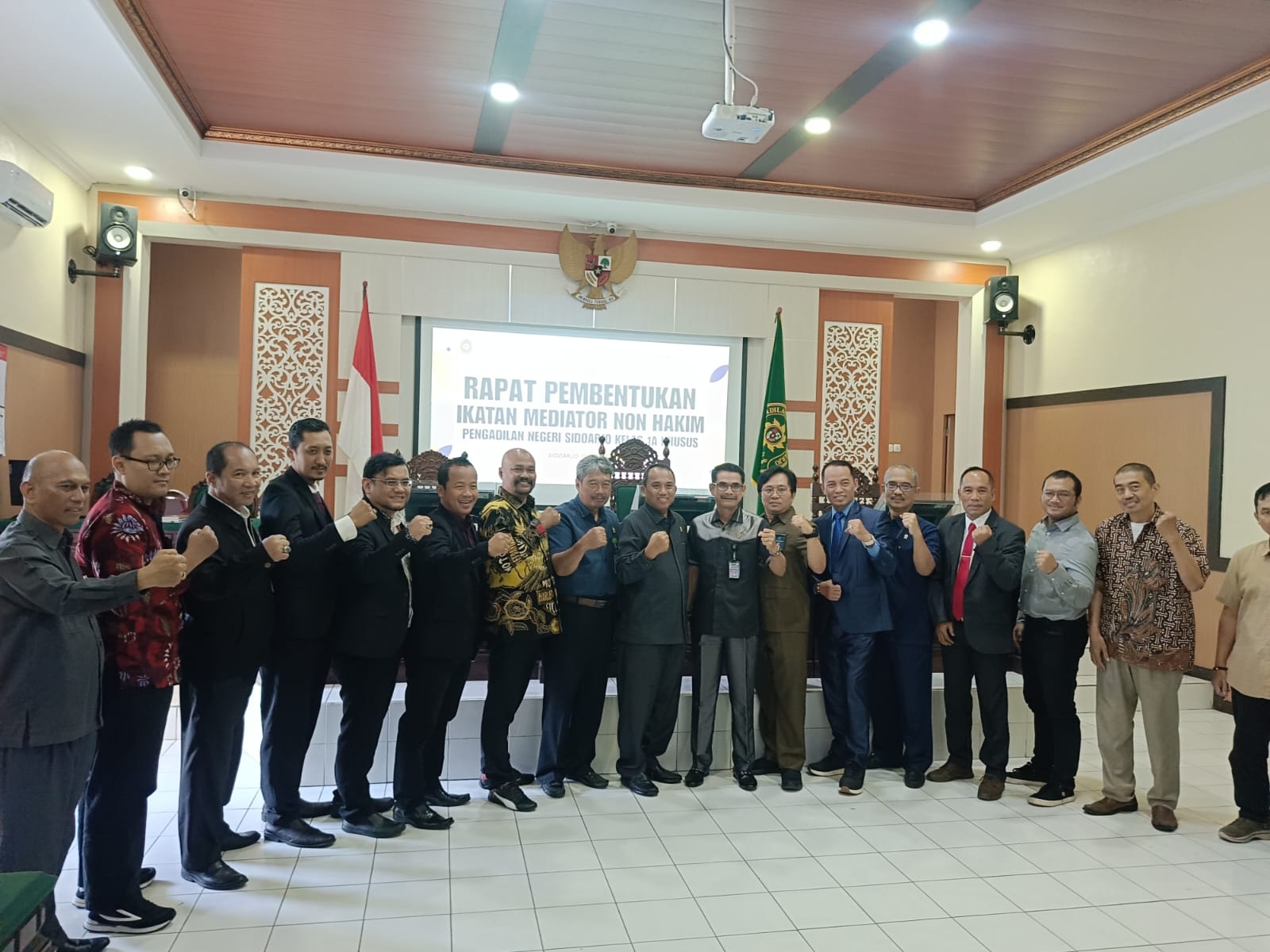 Perkuat Mediasi, PN Sidoarjo Gelar Rapat Pembentukan Ikatan Mediator Non-Hakim