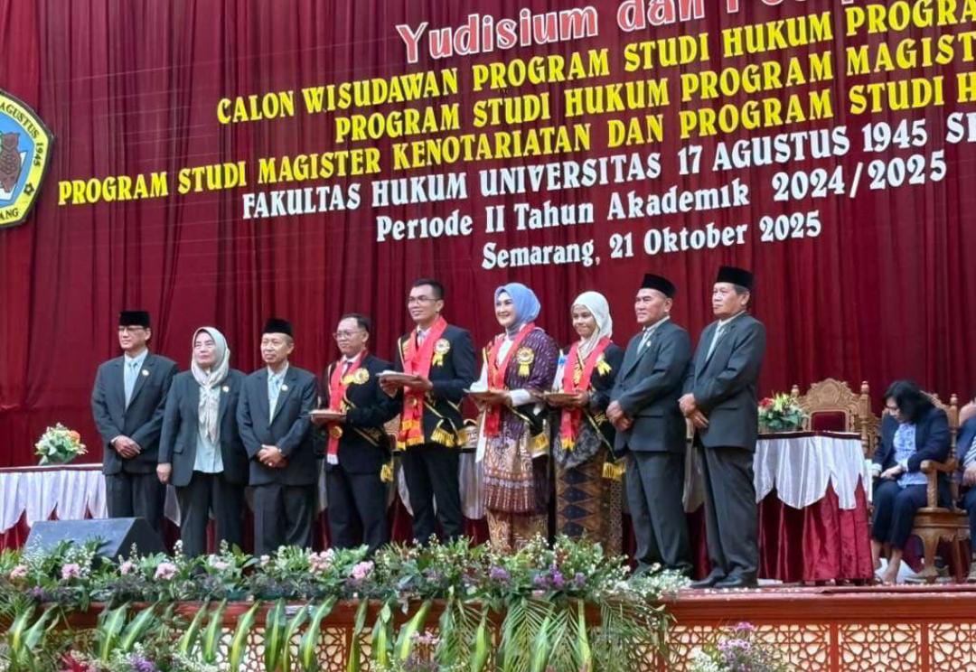 Raih Gelar Doktor, Kepala BPJS Kesehatan Bojonegoro Sandang Lulusan Terbaik Fakultas Hukum Untag