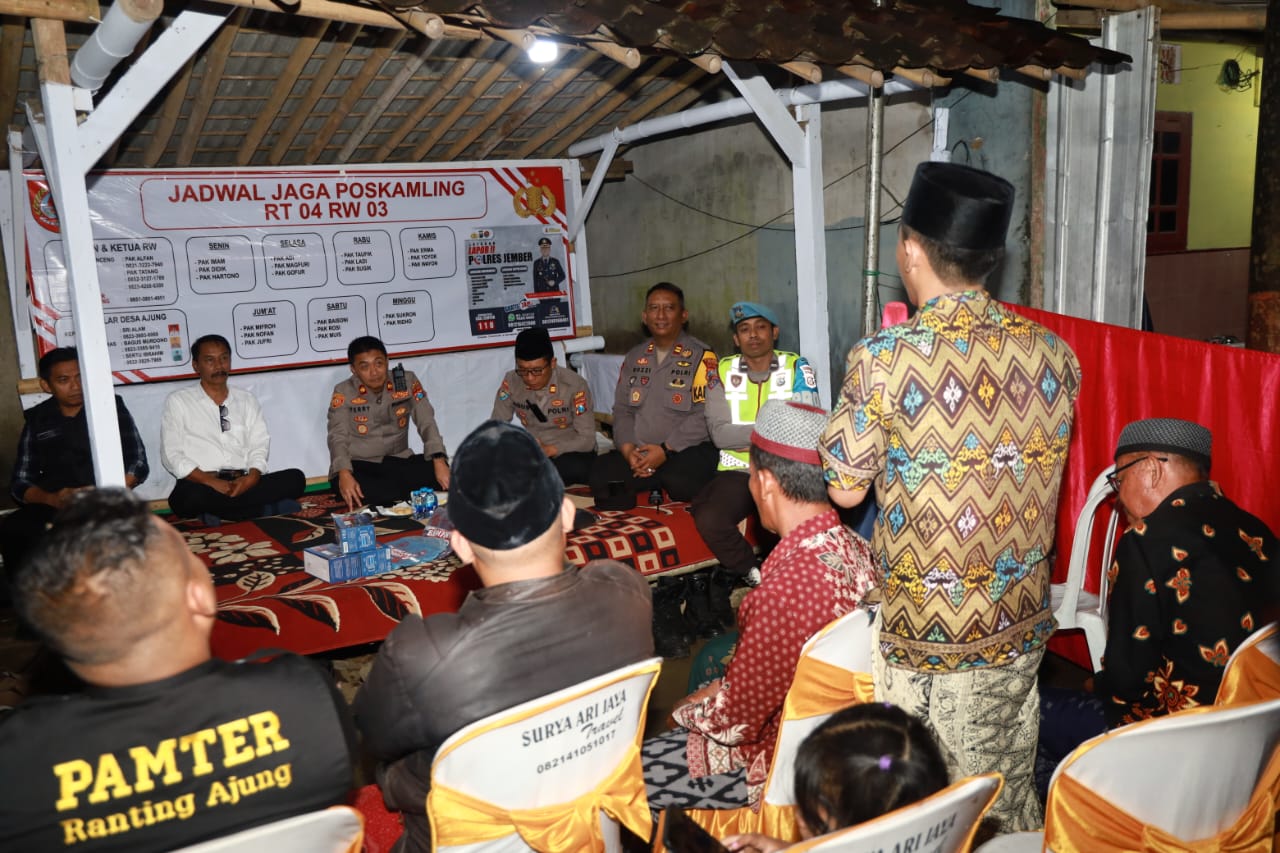 Inovasi 'Bang Japling' Polres Jember: Bangun Silaturahmi, Aktifkan Kembali Peran Pos Kamling