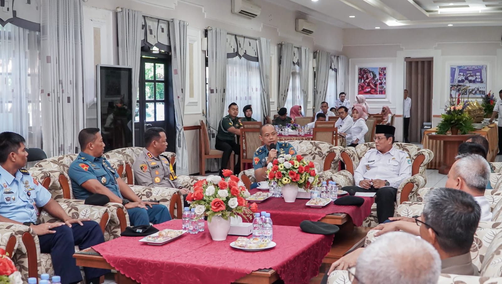  Kaskogartap III Surabaya Brigadir jenderal Marinir Agung Trisnanto Kunjungi ke Lamongan