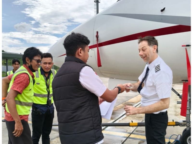 Imigrasi Kediri Periksa Penerbangan Internasional Tak Berjadwal di Bandara Dhoho