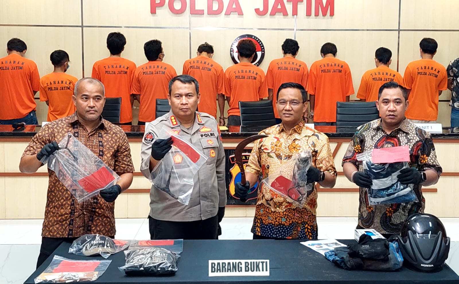 Polda Jatim Komitmen Berantas Curanmor, Sebulan 12 Pelaku Dibekuk Satu Ditembak Mati