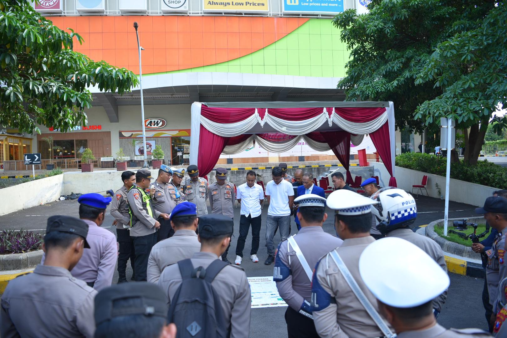 Polres Gresik Gelar Pengamanan Debat Publik Pilbup Gresik 2024