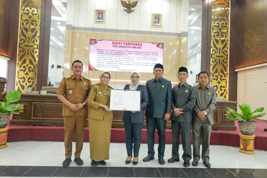 Resmi Disahkan, RPJMD Lumajang 2025–2029 Jadi Tonggak Arah Kebijakan Lima Tahun ke Depan