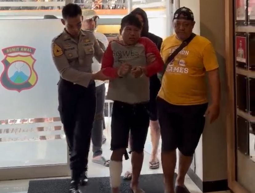 Curi Motor Tetangga, Residivis Asal Menganti Gresik Dilumpuhkan Polisi