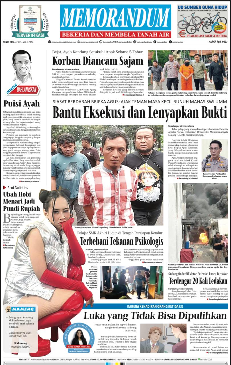 Memorandum Edisi 22 Desember 2025