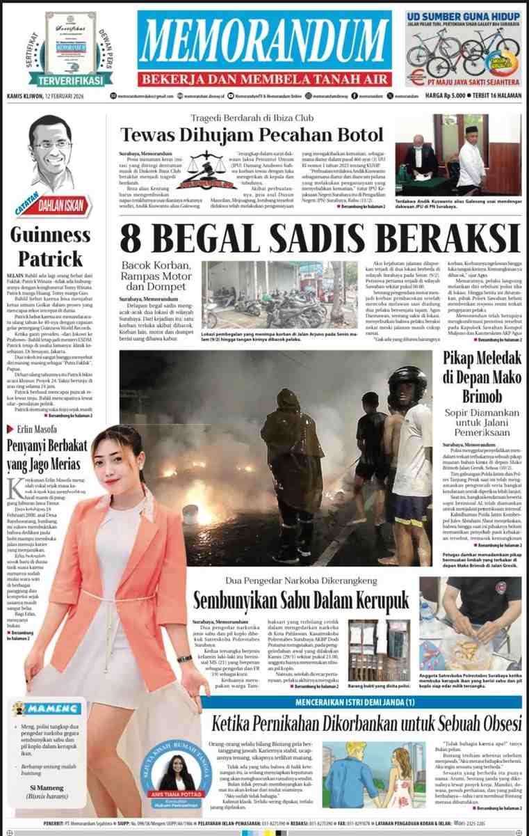 Memorandum Edisi 12 Februari 2026