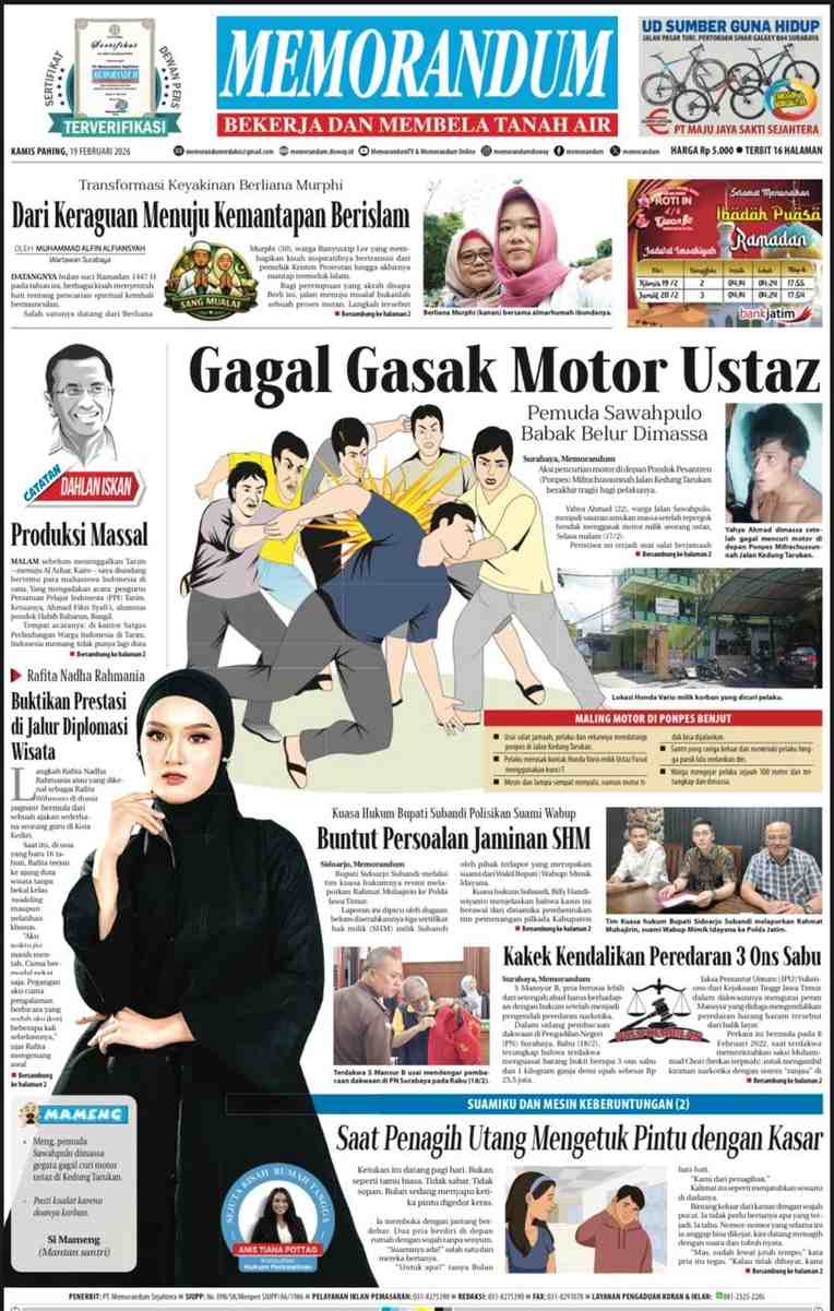Memorandum Edisi 19 Februari 2026