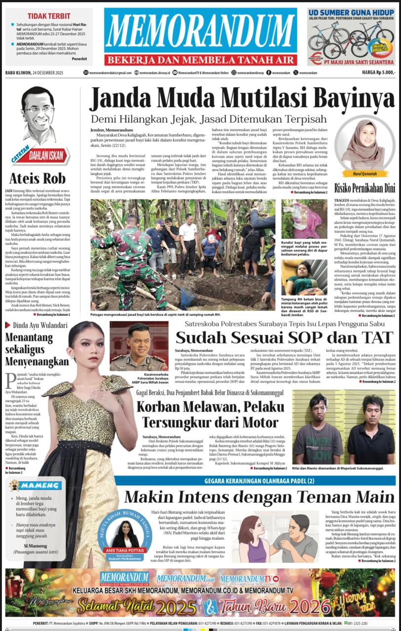 Memorandum Edisi 24 Desember 2025