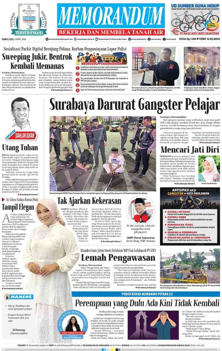 Memorandum Edisi 9 April 2026