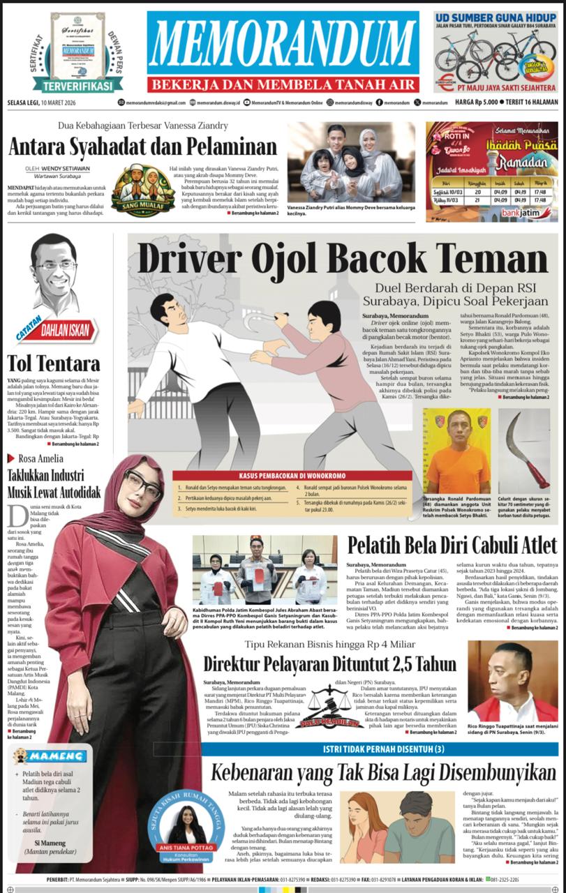 Memorandum Edisi 10 Maret 2026