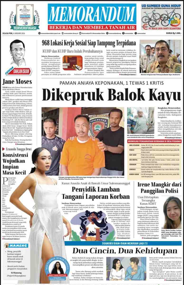 Memorandum Edisi 6 Januari 2026