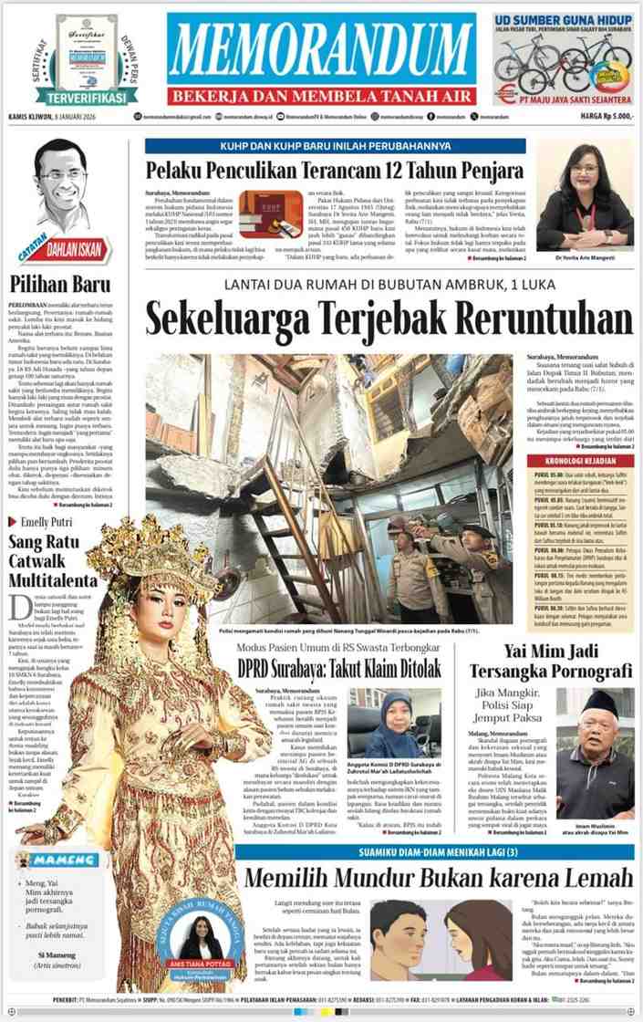 Memorandum Edisi 8 Januari 2026