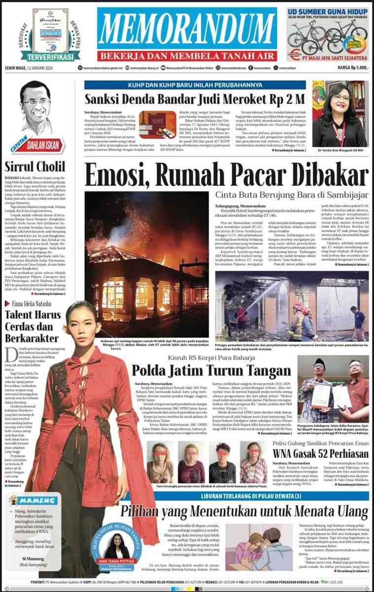 Memorandum Edisi 12 Januari 2026