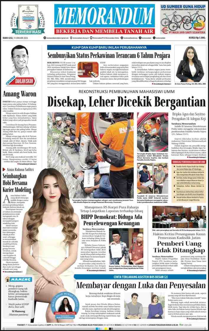Memorandum Edisi 14 Januari 2026