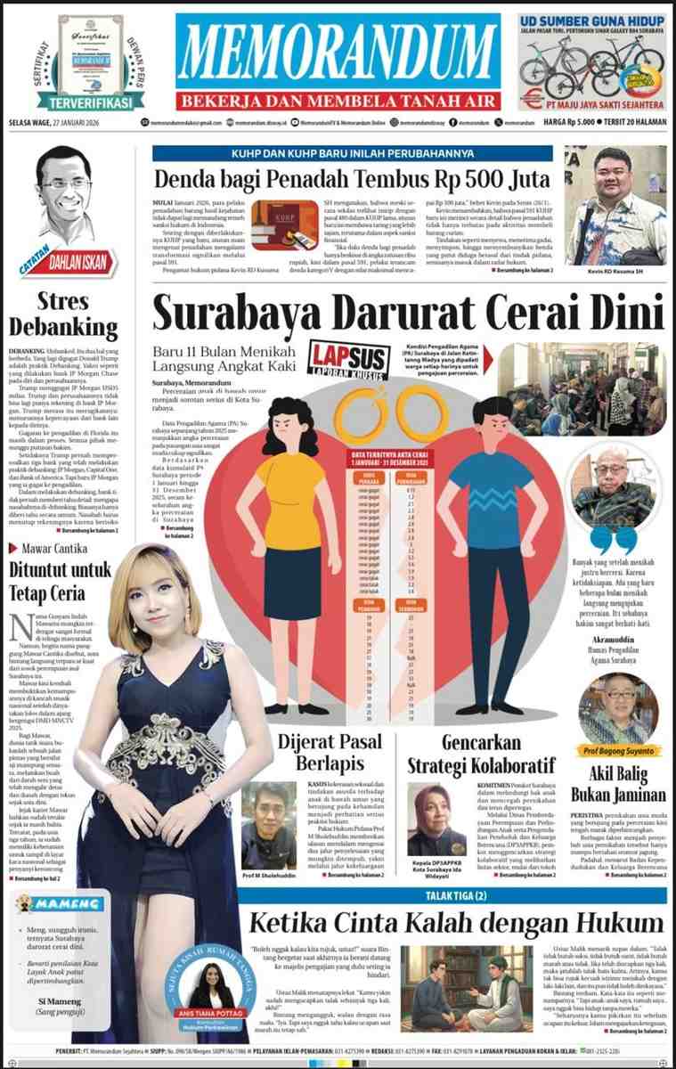 Memorandum Edisi 27 Januari 2026
