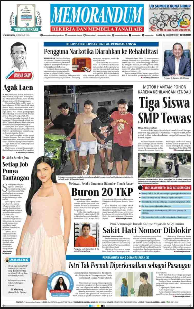 Memorandum Edisi 1 Februari 2026