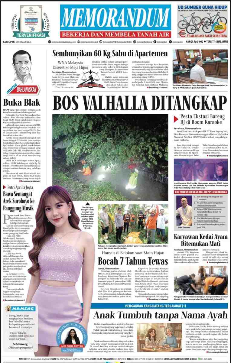 Memorandum Edisi 5 Februari 2026