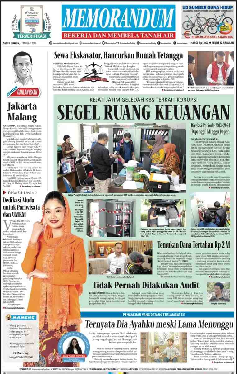 Memorandum Edisi 7 Februari 2026