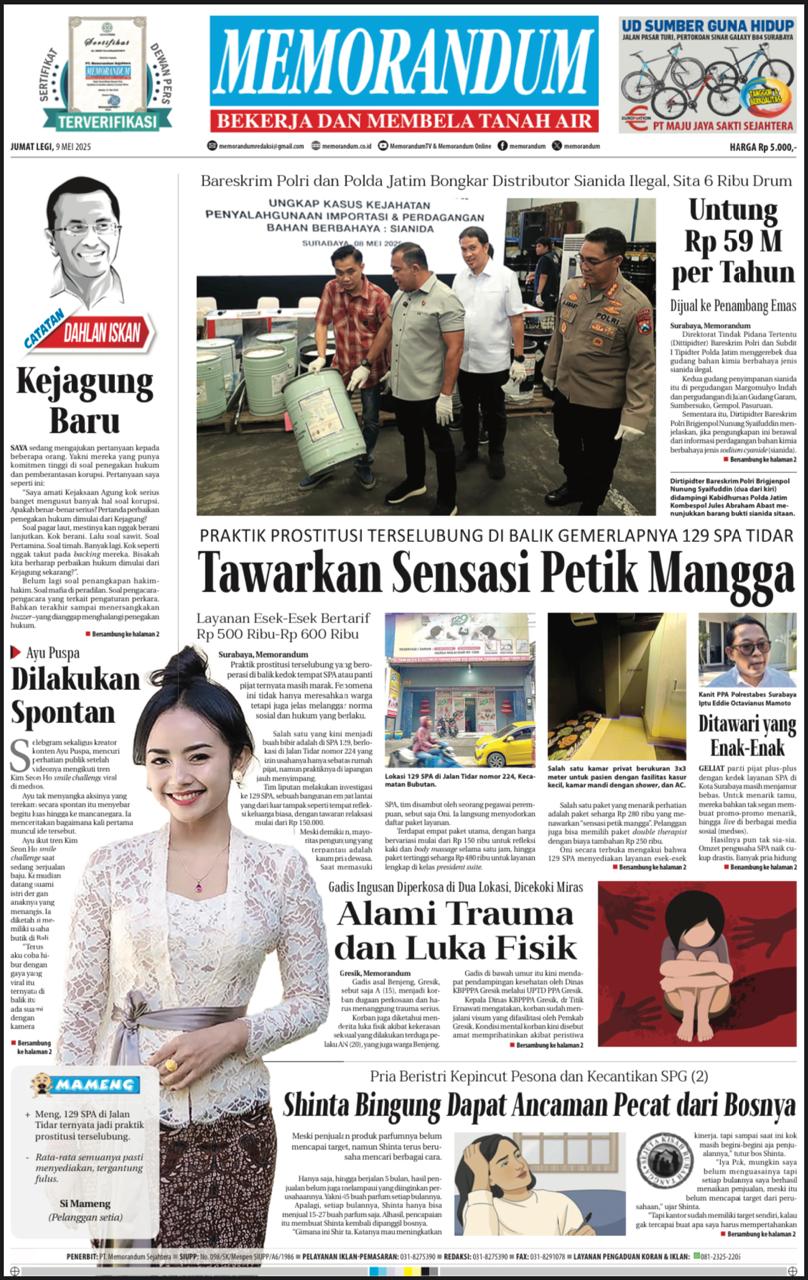 Memorandum Edisi 9 Mei 2025