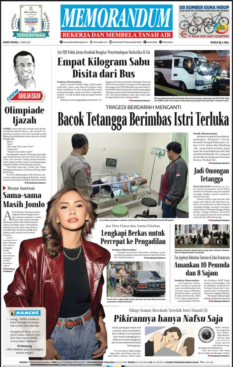 Memorandum Edisi 15 Mei 2025