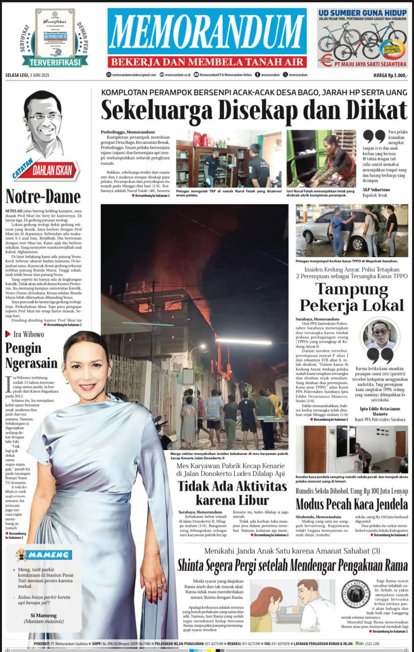 Memorandum Edisi 3 Juni 2025