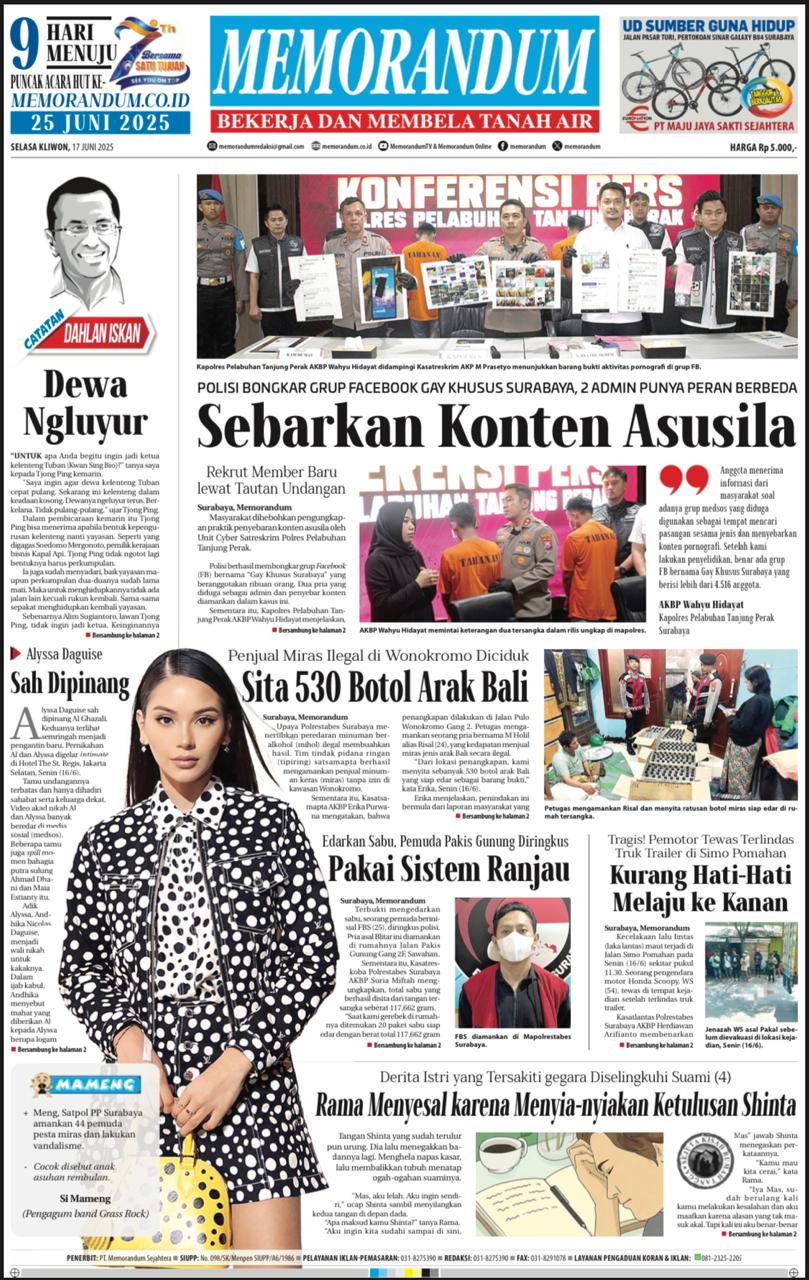 Memorandum Edisi 17 Juni 2025