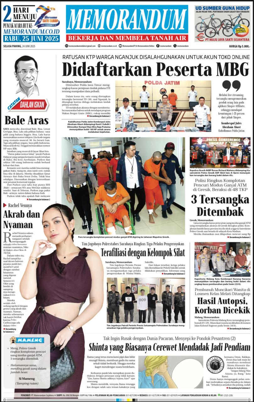 Memorandum Edisi 24 Juni 2025