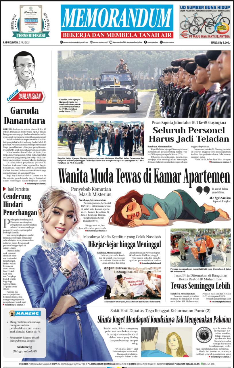 Memorandum Edisi i2 Juli 2025