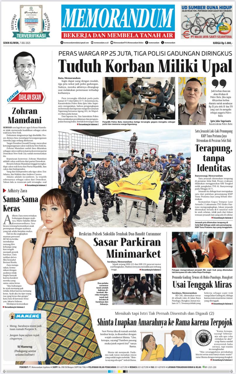 Memorandum Edisi 7 Juli 2025