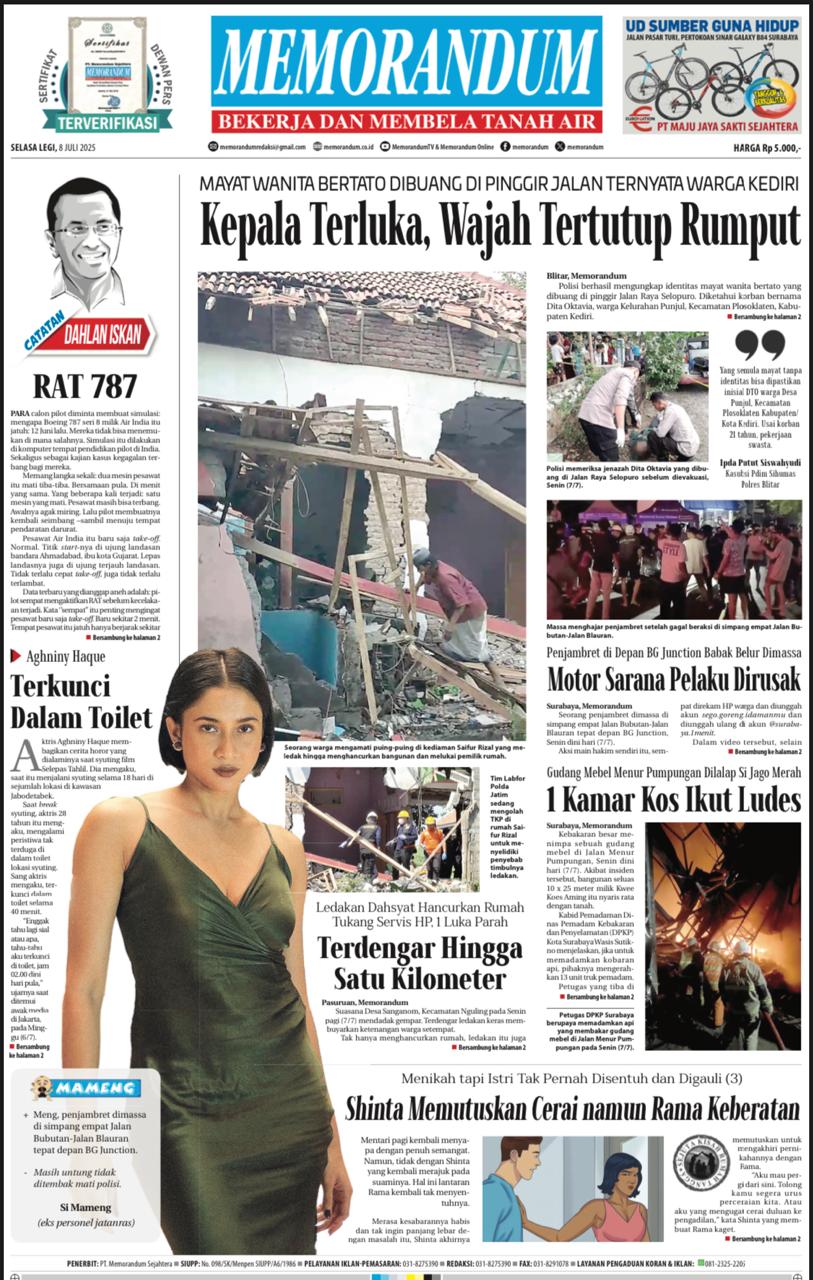 Memorandum Edisi 8 Juli 2025