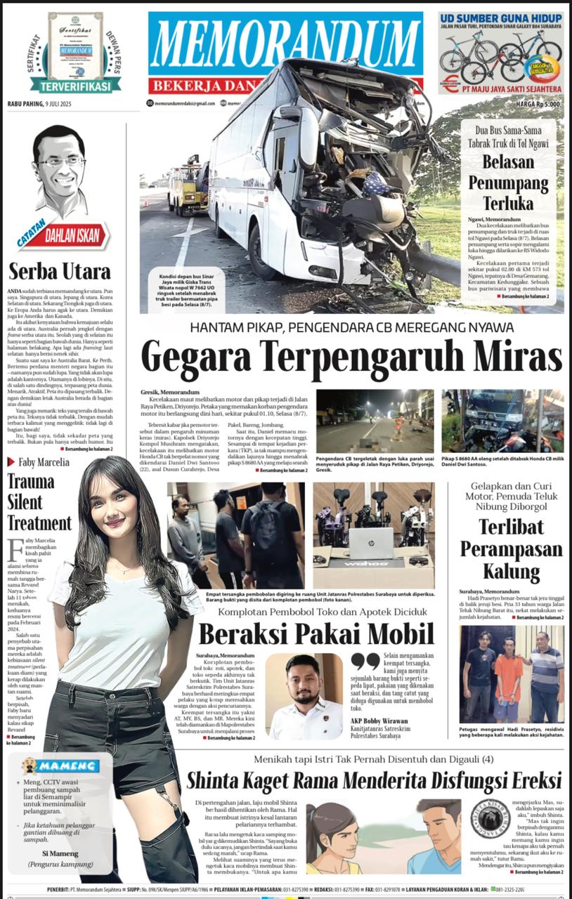 Memorandum Edisi 9 Juli 2025