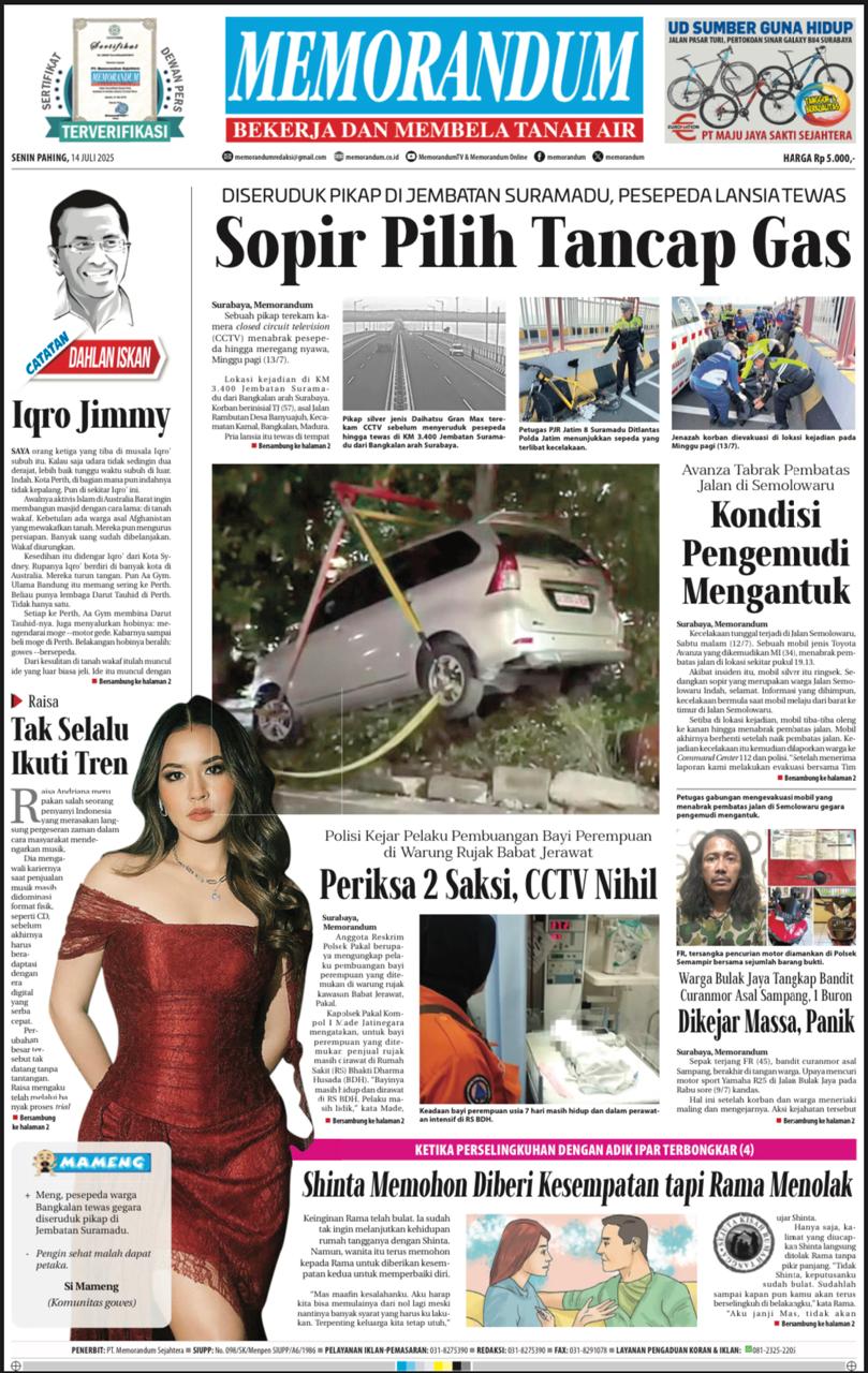 Memorandum Edisi 14 Juli 2025