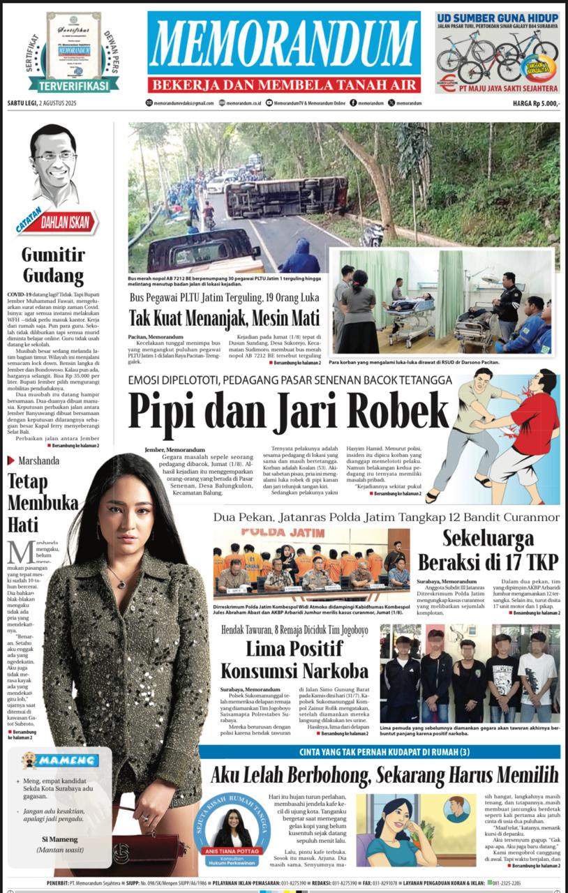 Memorandum Edisi 2 Agustus 2025