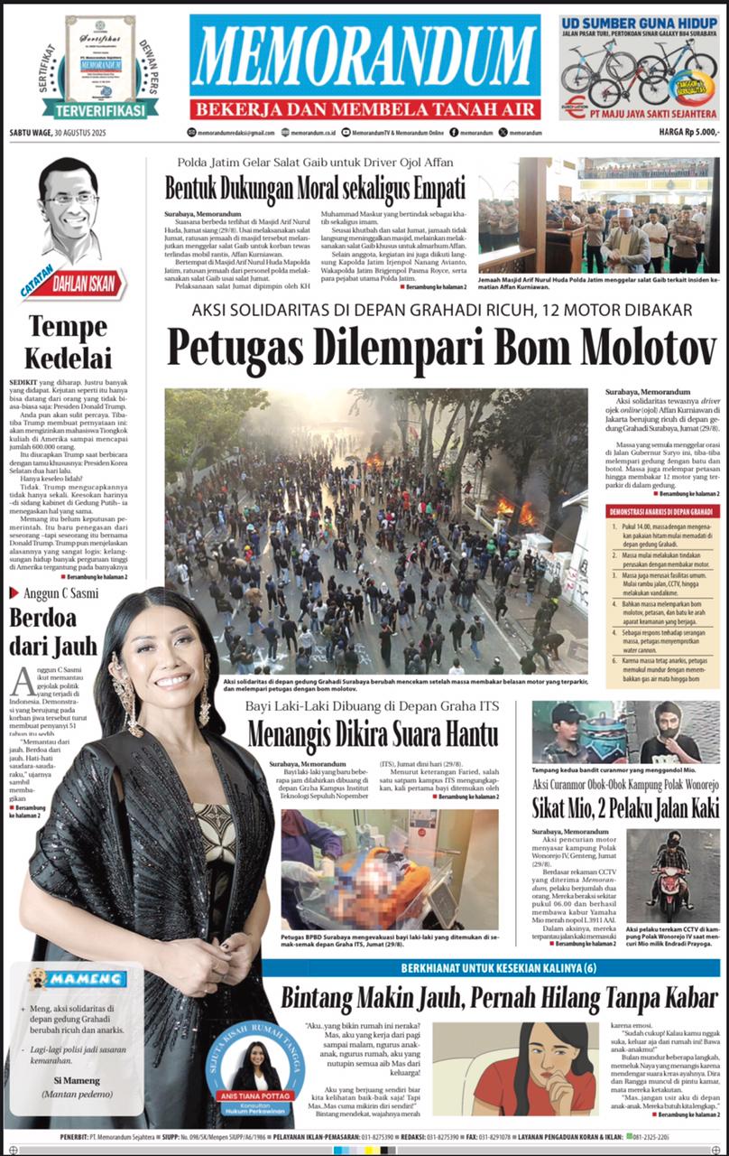 Memorandum Edisi 1 September 2025