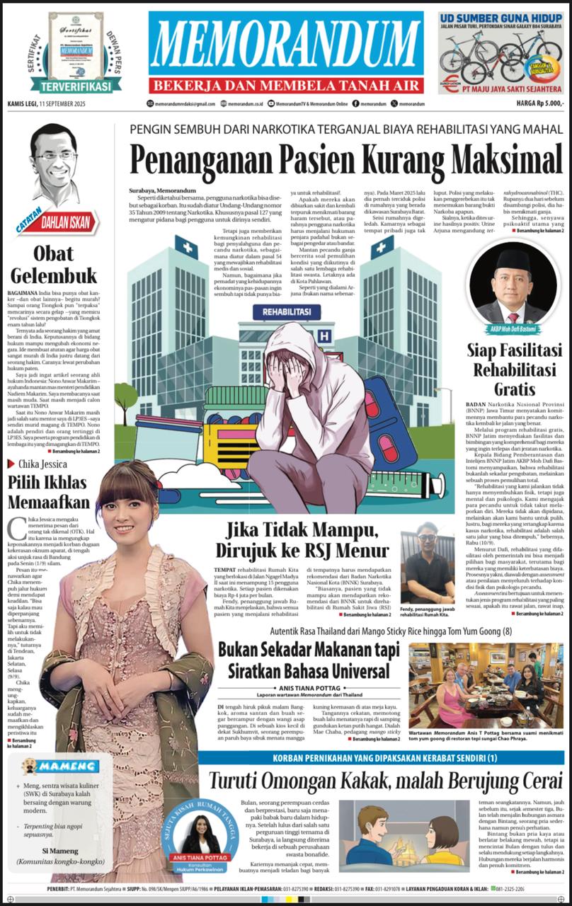 Memorandum Edisi 11 April 2025