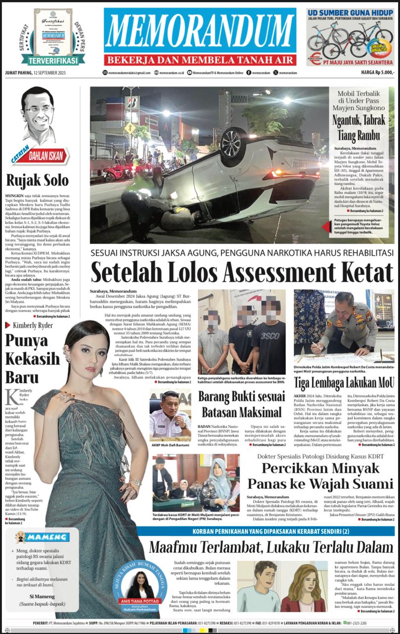 Memorandum Edisi 12 September 2025