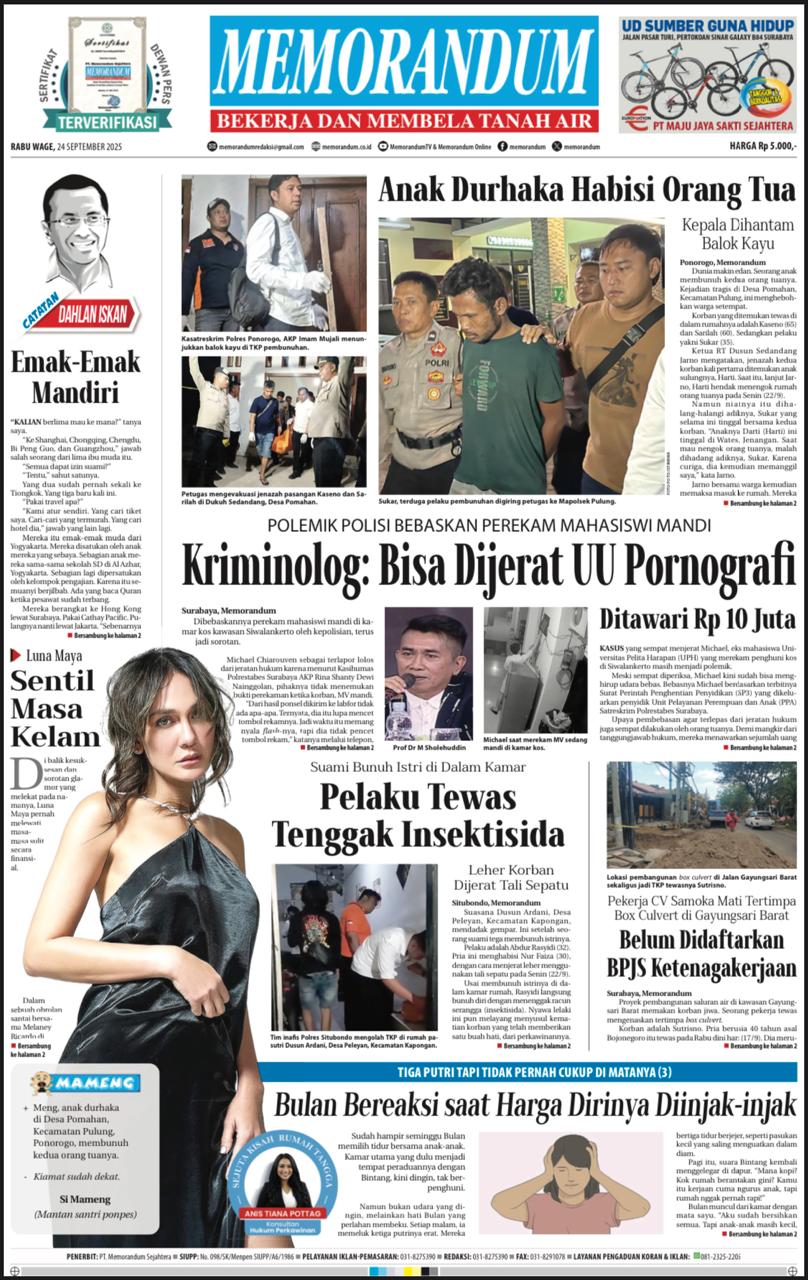 Memorandum Edisi 24 September2025