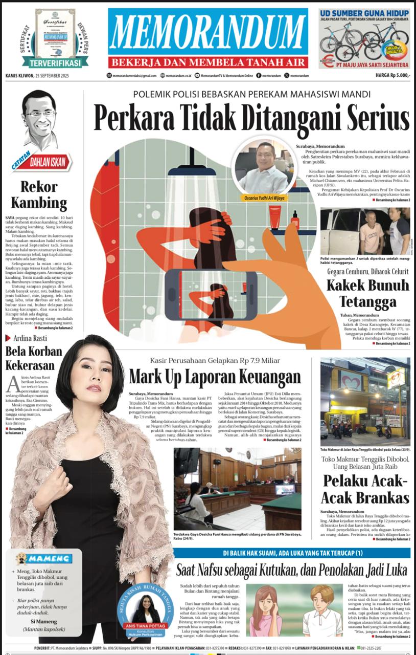 Memorandum Edisi 25 September2025