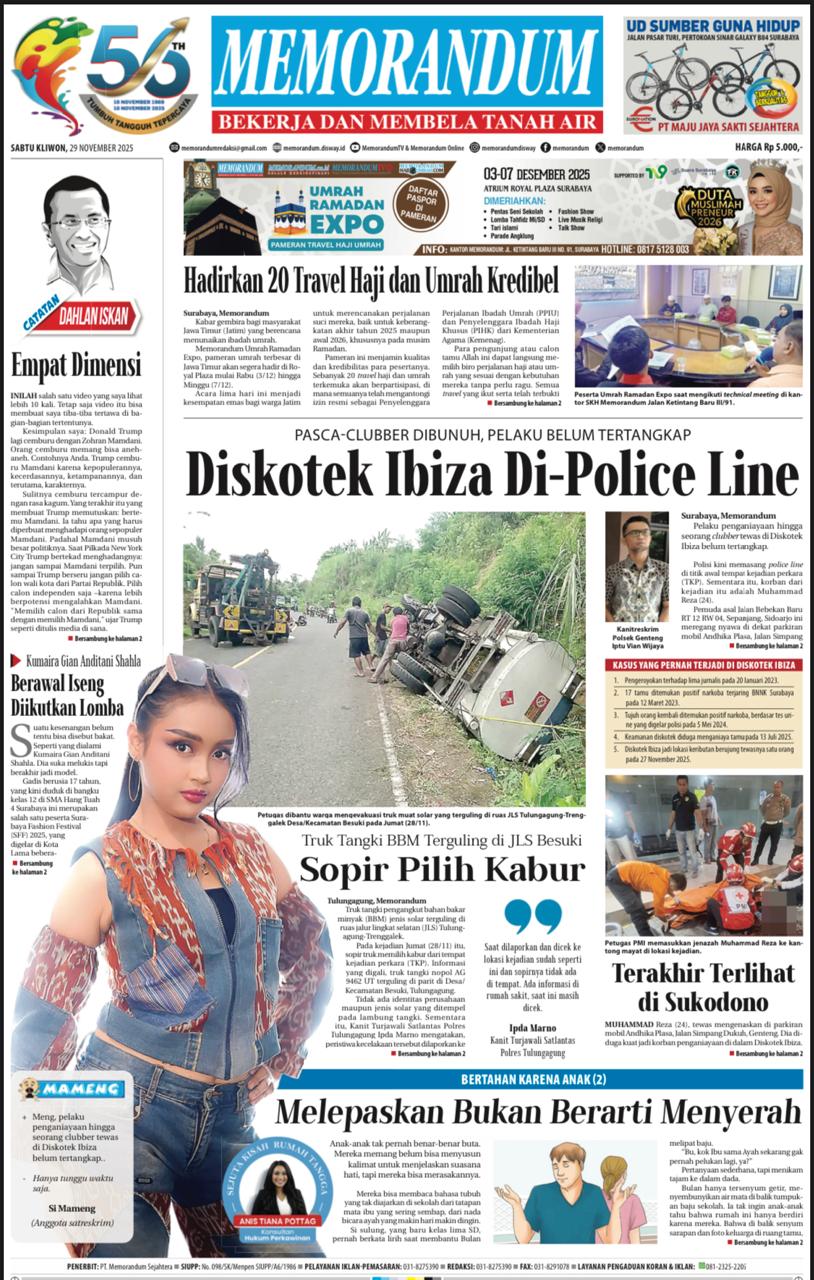 Memorandum Edisi 29 November 2025