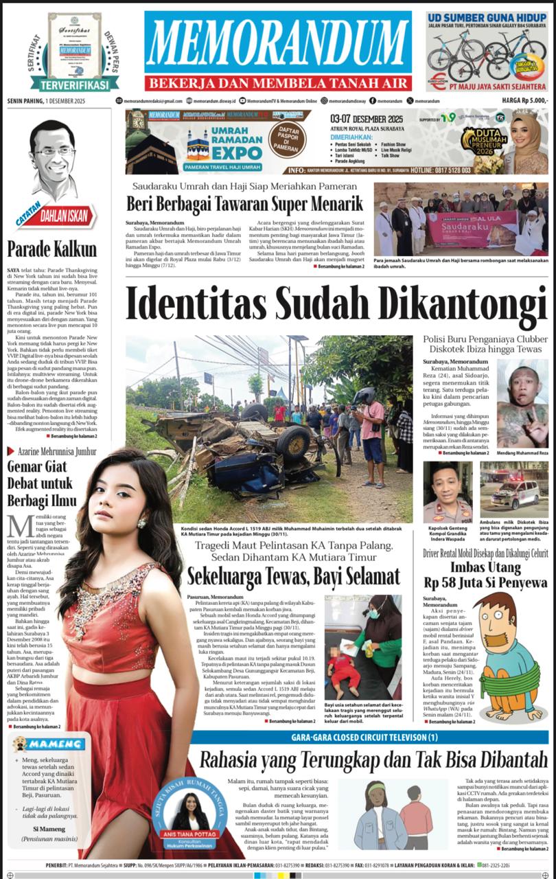 Memorandum Edisi 1 Desember 2025