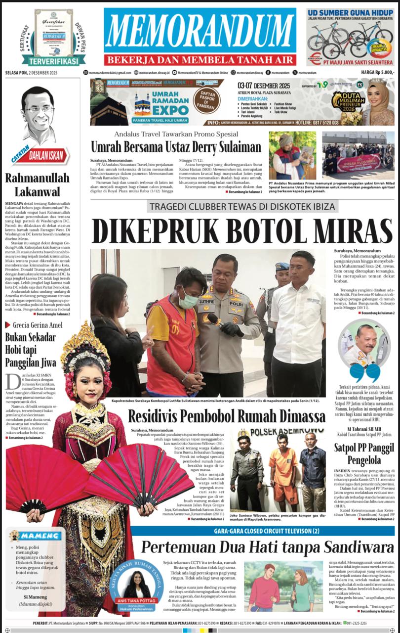 Memorandum Edisi 2 Desember 2025