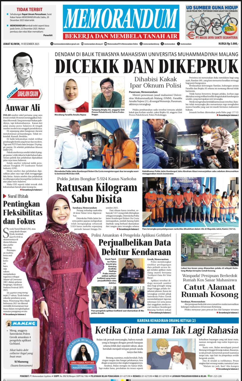 Memorandum Edisi 19 Desember 2025