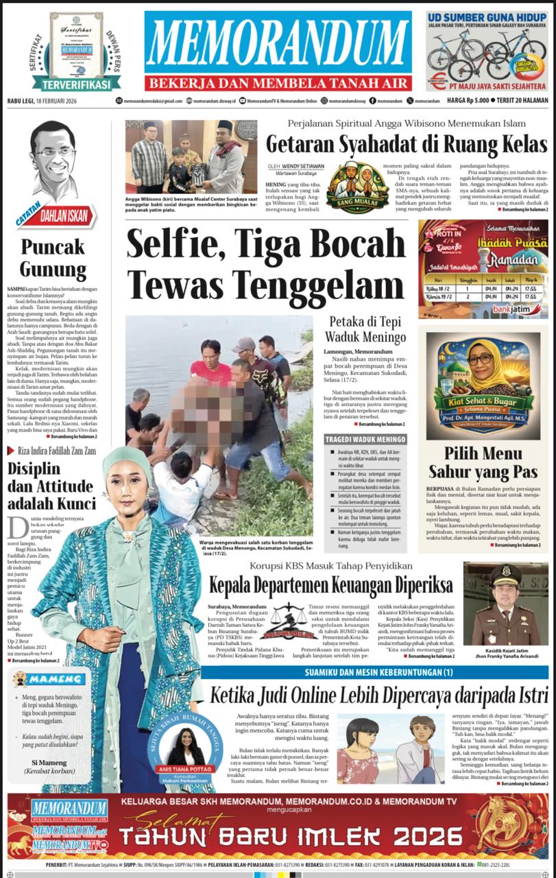 Memorandum Edisi 18 Februari 2026