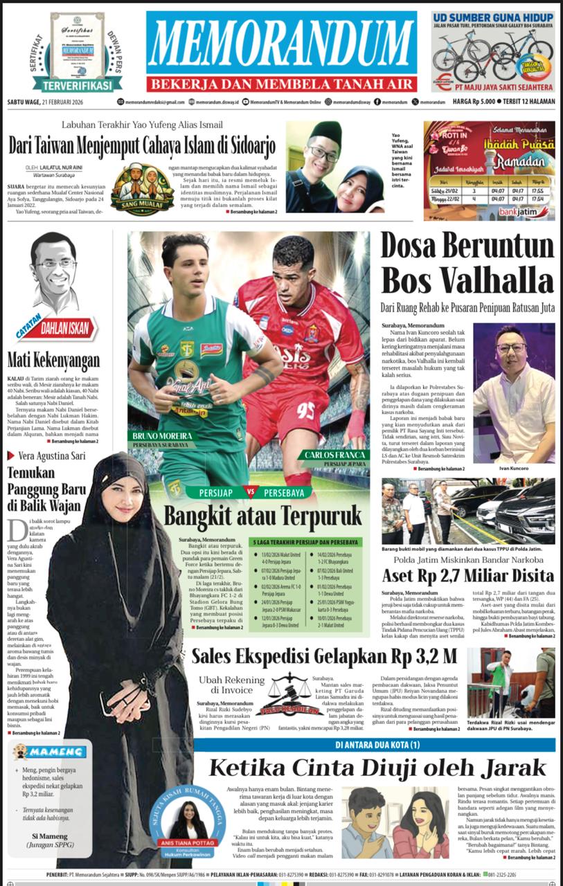 Memorandum Edisi 21 Februari 2026