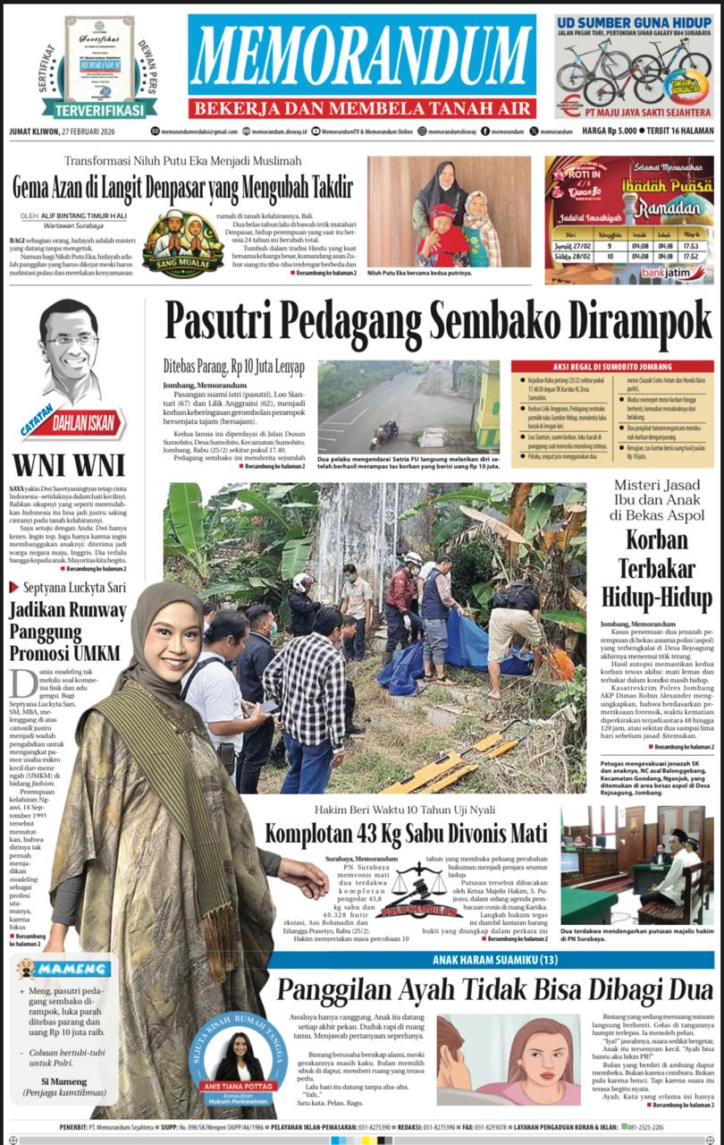 Memorandum Edisi 27 Februari 2026