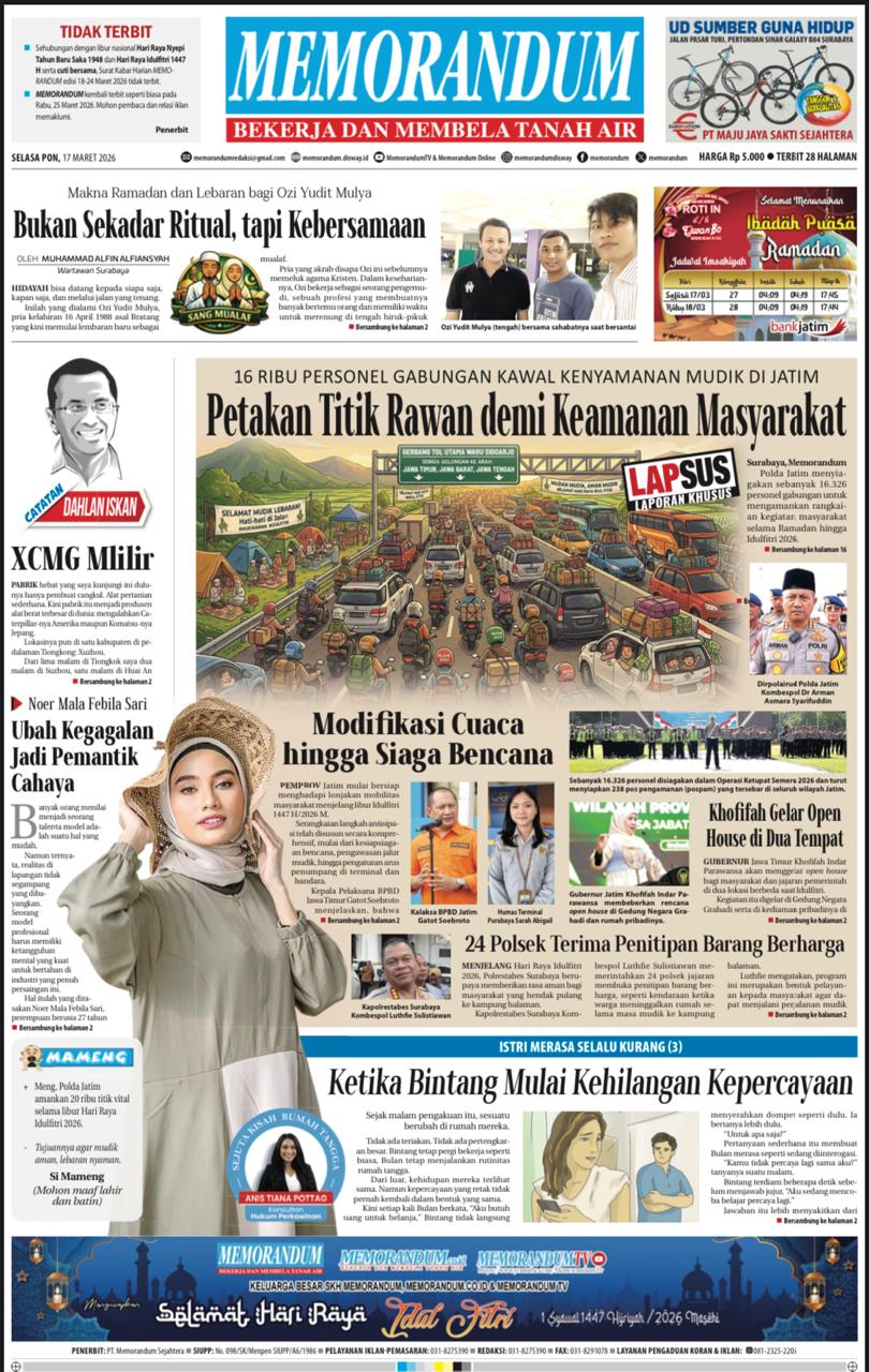 Memorandum Edisi 17 Maret 2026