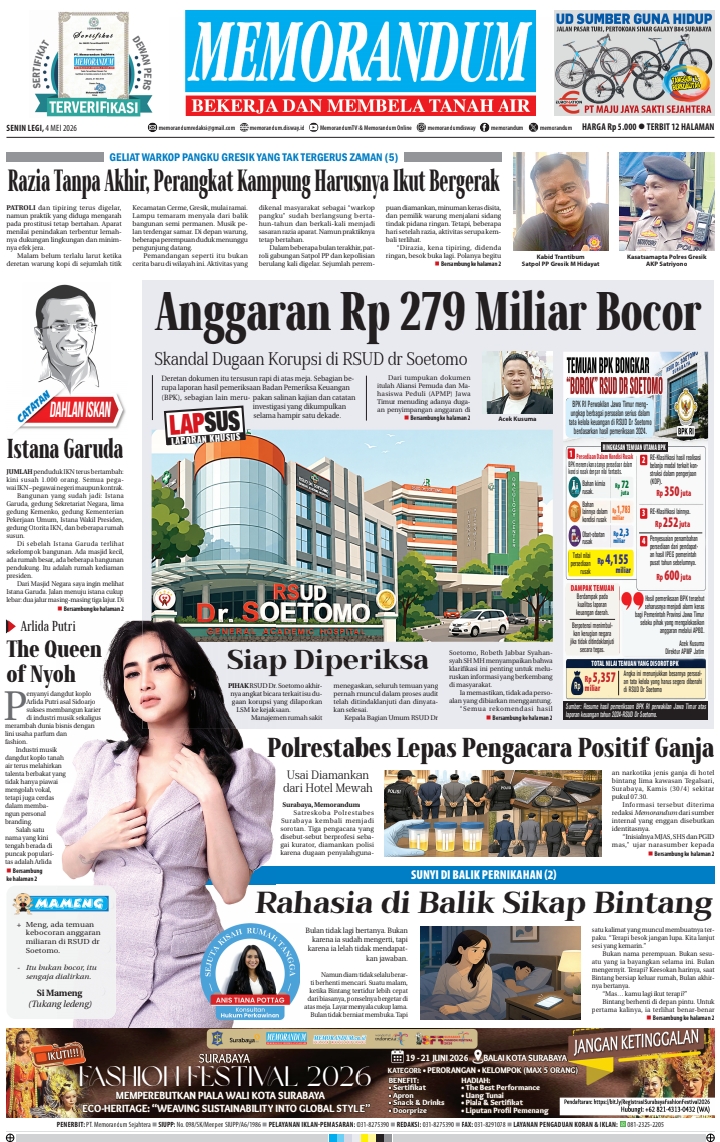 Memorandum Edisi 4 Mei 2026